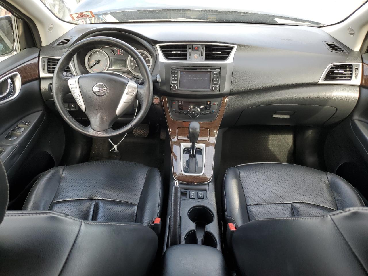 2015 Nissan Sentra VIN 3N1AB7AP9FY341188 Copart auction photo, front end / rear end damage thumbnail 8