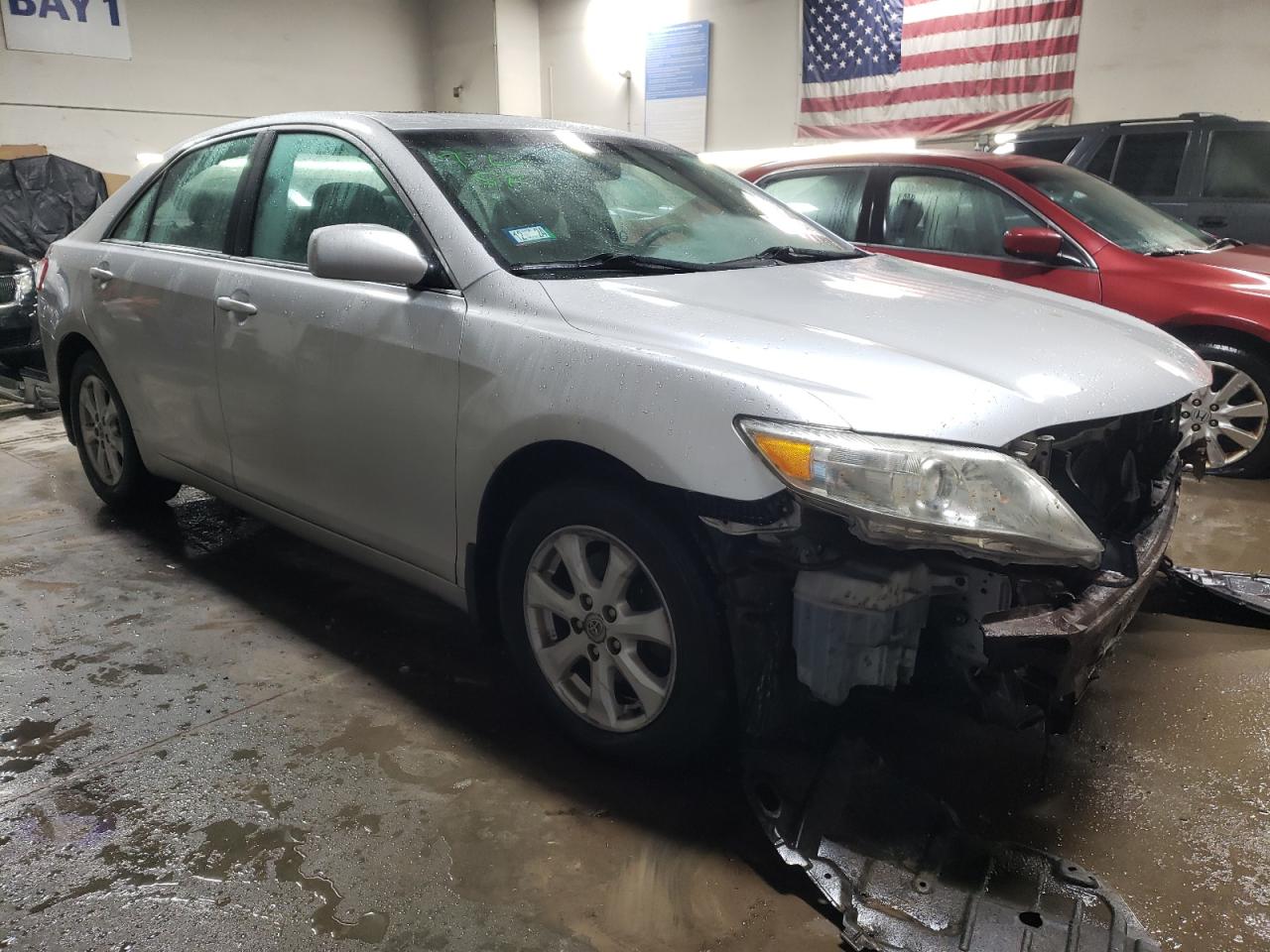 2010 Toyota Camry VIN 4T1BK3EK1AU098895 Copart auction photo, front end / side damage thumbnail 4
