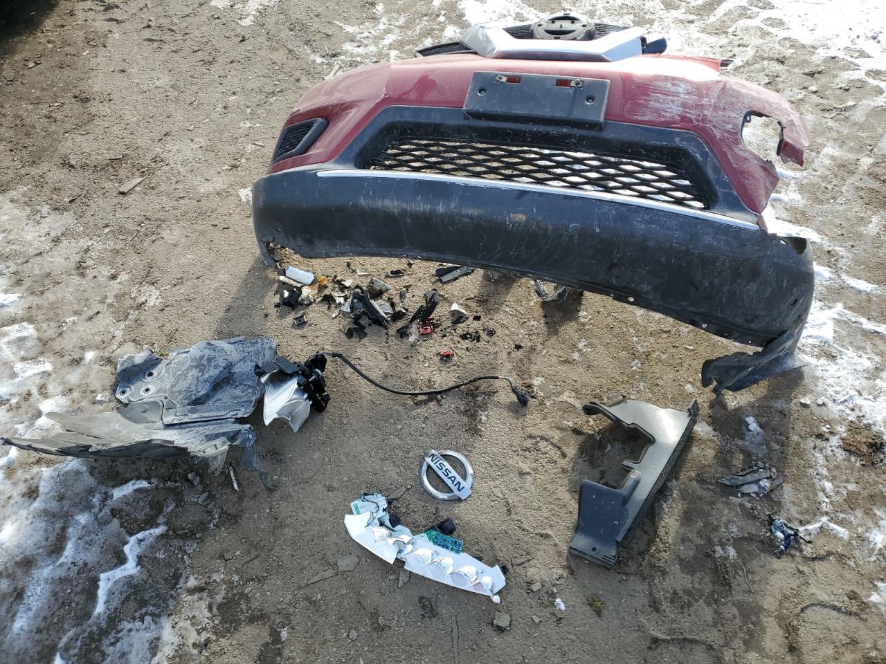 2016 Nissan Rogue VIN 5N1AT2MV6GC922550 Copart auction photo, front end damage thumbnail 15