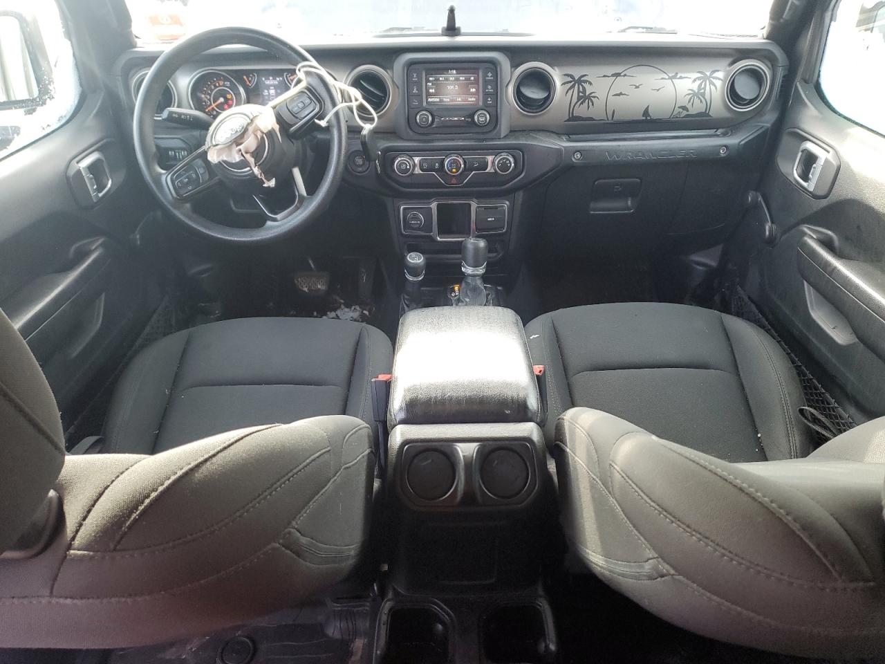 2019 Jeep Wrangler VIN 1C4HJXDG3KW608692 Copart auction photo, front end / undercarriage damage thumbnail 8