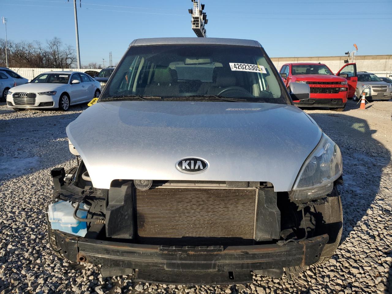 2013 KIA Soul VIN KNDJT2A57D7526544 Copart auction photo, front end / minor dent/scratches damage thumbnail 5