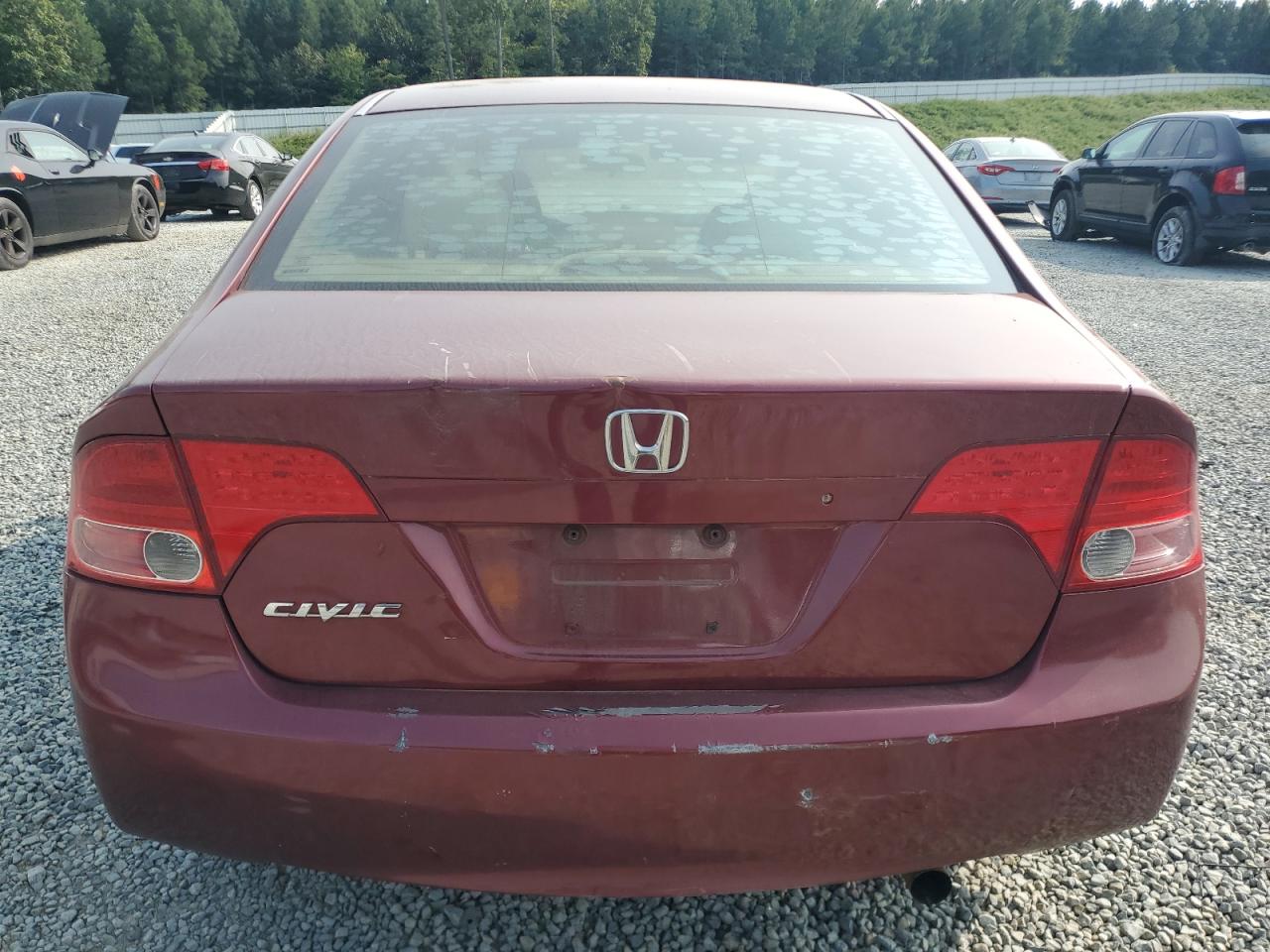 2007 Honda Civic VIN 1HGFA16817L102640 Copart auction photo, front end / side damage thumbnail 6