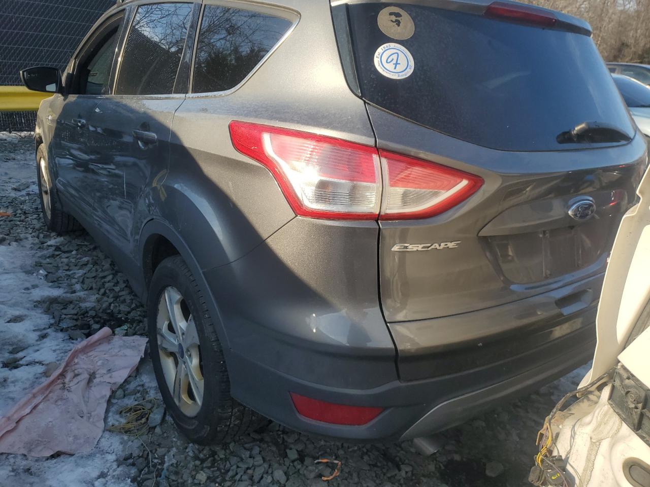2014 Ford Escape VIN 1FMCU9GX7EUD12837 Copart auction photo, front end damage thumbnail 6