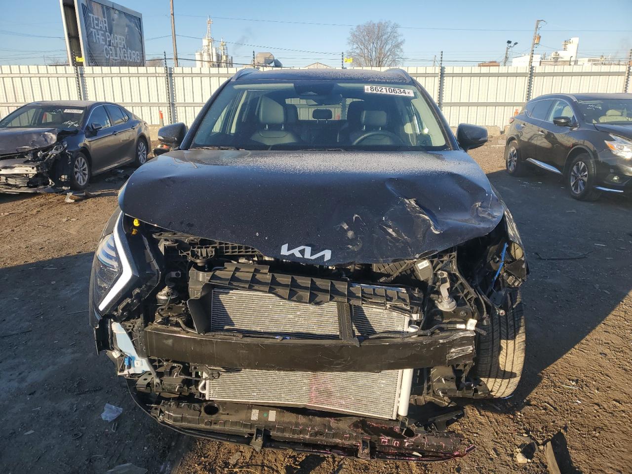 2024 KIA Sportage VIN 5XYK3CDF7RG163087 Copart auction photo, front end / side damage thumbnail 5