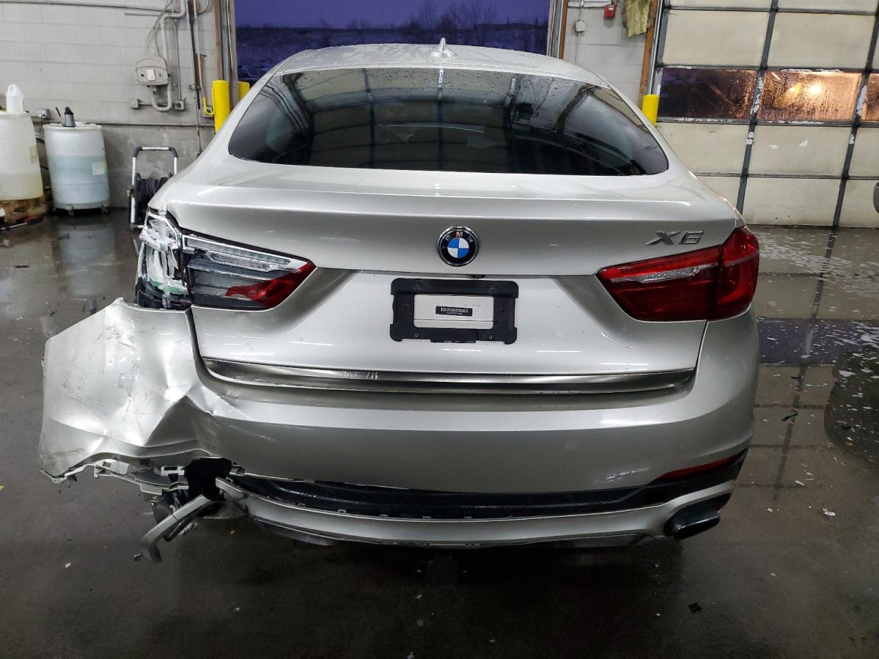 2015 BMW X6 VIN 5UXKU6C52F0F94320 Copart auction photo, front end / rear end damage thumbnail 6