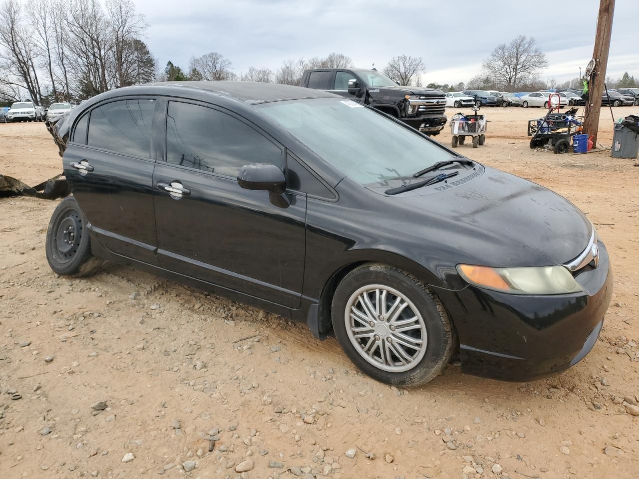 2008 Honda Civic VIN 1HGFA16598L073931 Copart auction photo, all over damage thumbnail 4