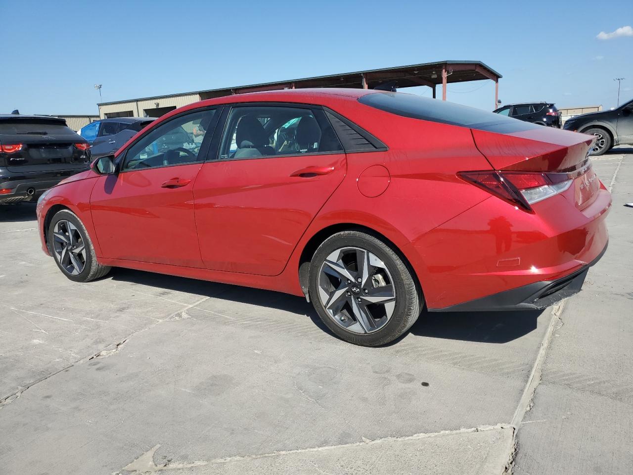 2023 Hyundai Elantra VIN 5NPLS4AG0PH098227 Copart auction photo, side / hail damage thumbnail 2