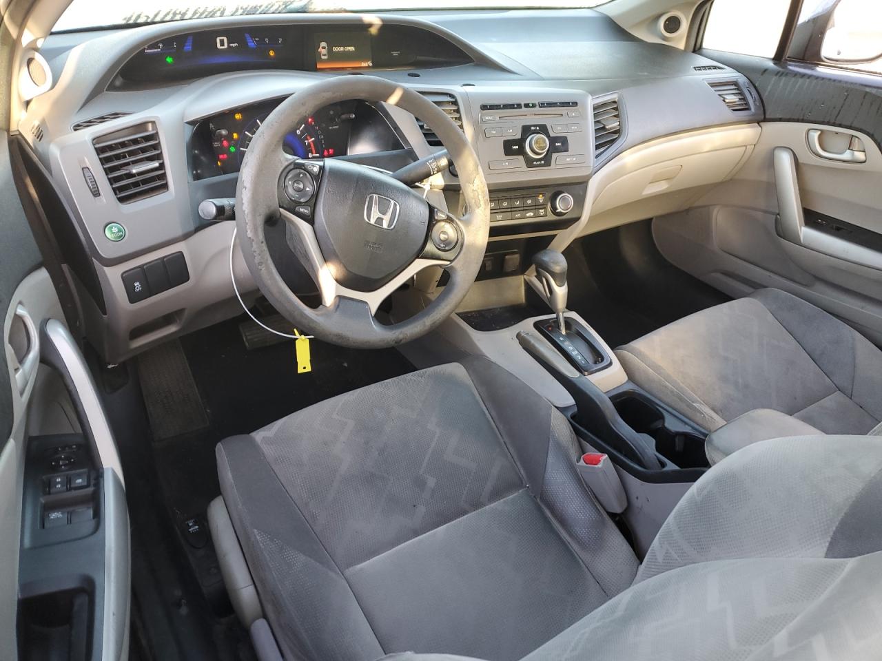 2012 Honda Civic VIN 2HGFG3B55CH558136 Copart auction photo, front end damage thumbnail 8