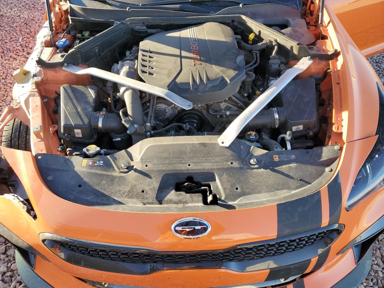 2019 KIA Stinger VIN KNAE35LC9K6071100 Copart auction photo, all over damage thumbnail 11