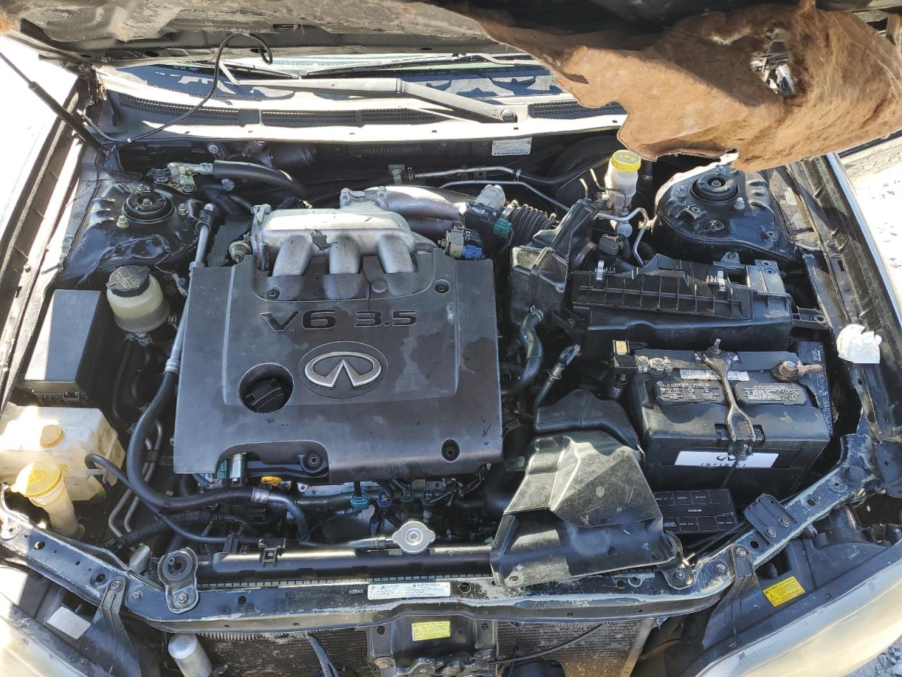 2003 Infiniti I VIN JNKDA31A23T108399 Copart auction photo, front end damage thumbnail 11