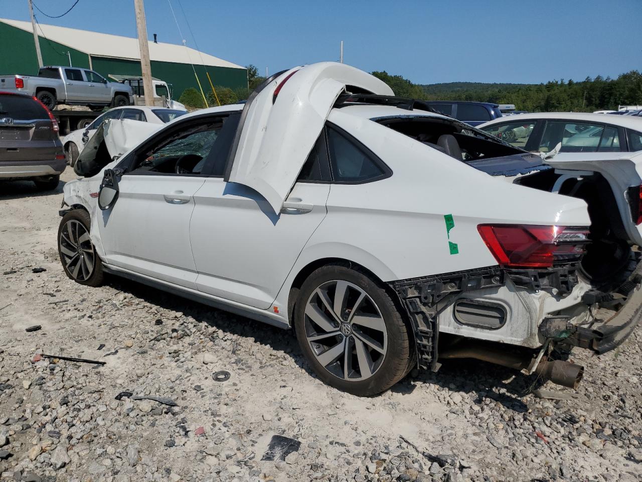 2020 Volkswagen Jetta VIN 3VW5T7BU9LM051873 Copart auction photo, all over damage thumbnail 2