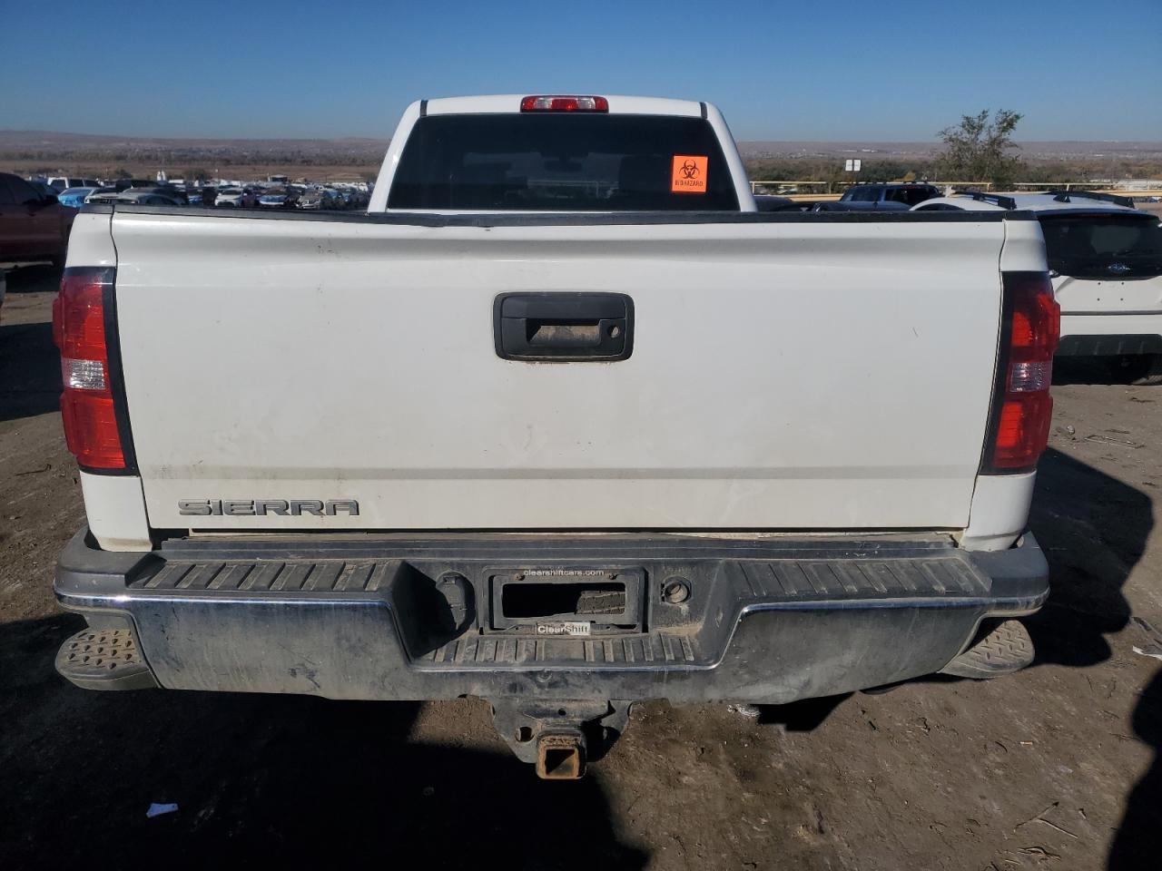 2017 GMC Sierra VIN 1GT12REG3HF223117 Copart auction photo, front end damage thumbnail 6