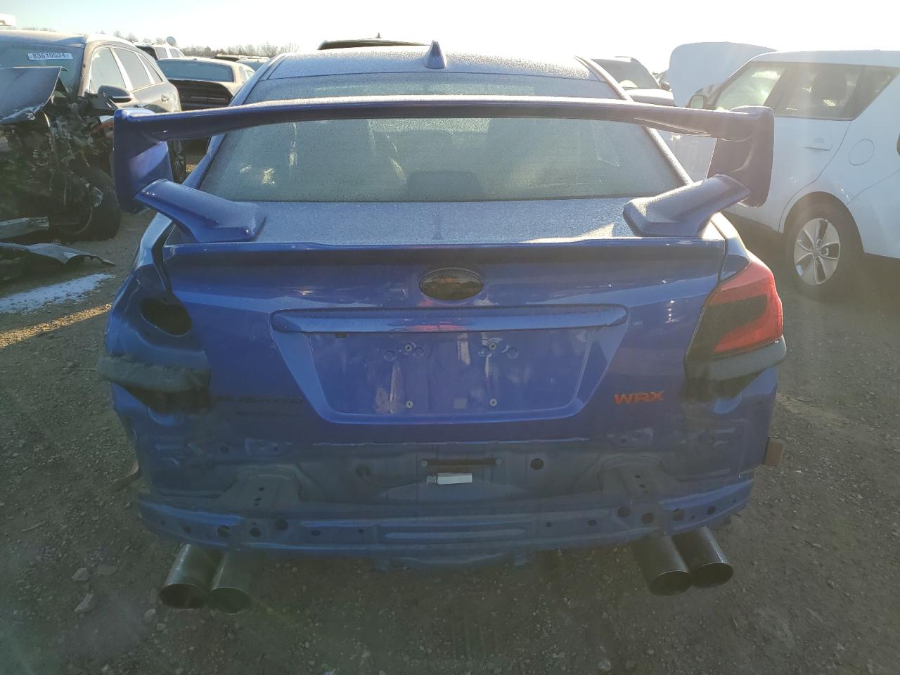 2019 Subaru WRX VIN JF1VA1H68K9823040 Copart auction photo, rear end / side damage thumbnail 6