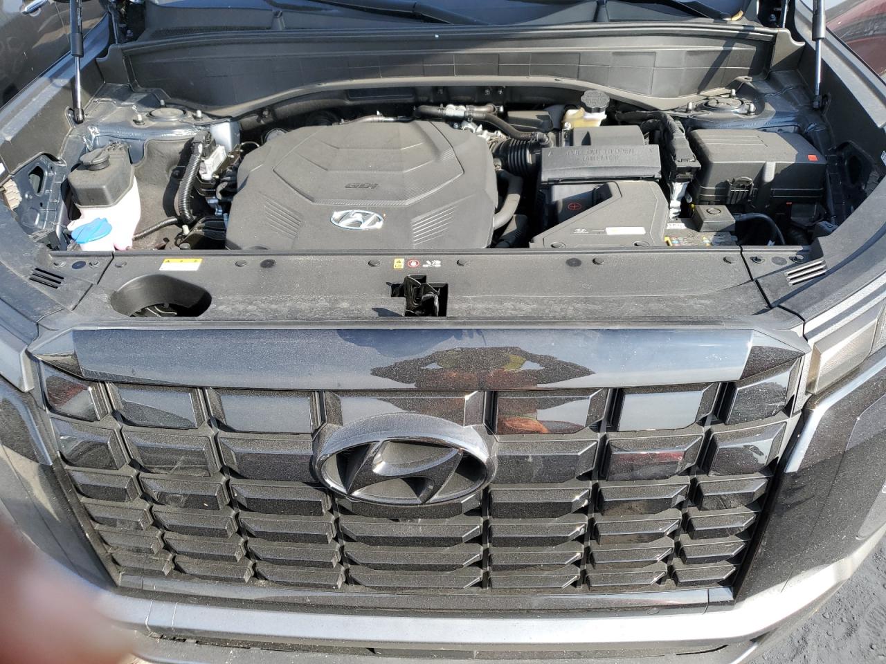 2023 Hyundai Palisade VIN KM8R54GE6PU488273 Copart auction photo, water/flood damage thumbnail 12