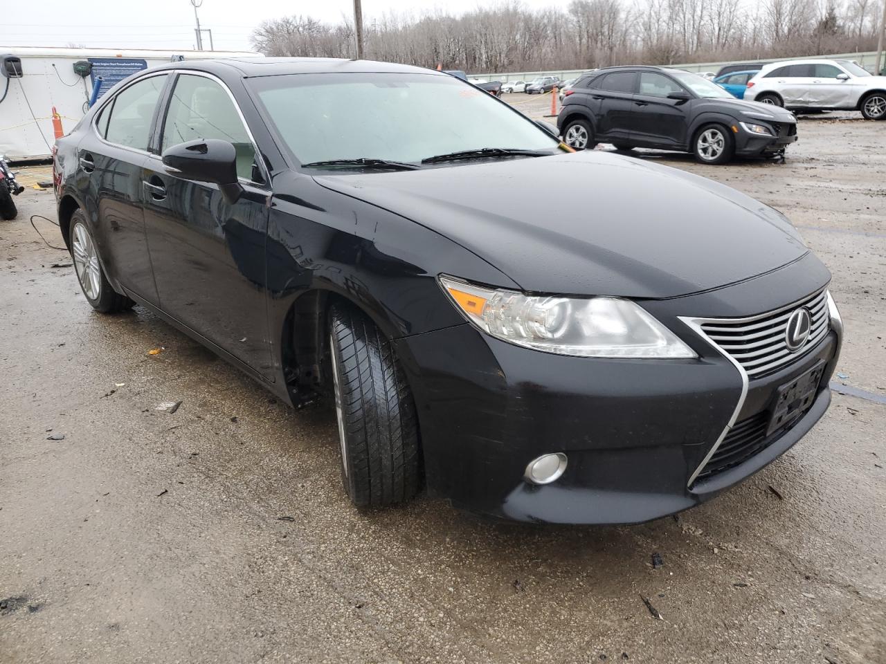 2015 Lexus ES VIN JTHBK1GG9F2193093 Copart auction photo, side / hail damage thumbnail 4