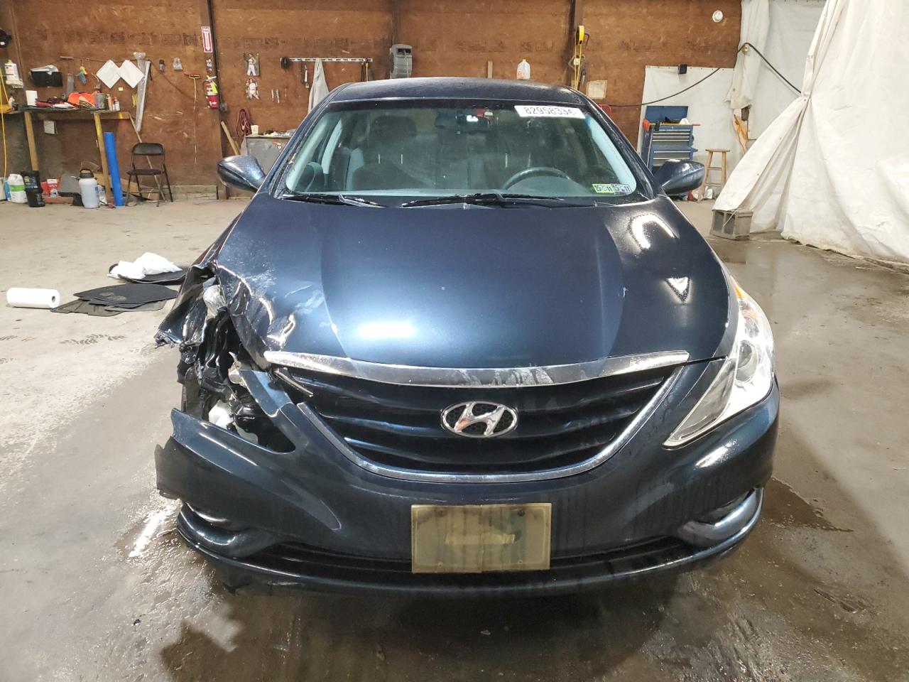 2012 Hyundai Sonata VIN 5NPEB4AC3CH318878 Copart auction photo, front end / side damage thumbnail 5