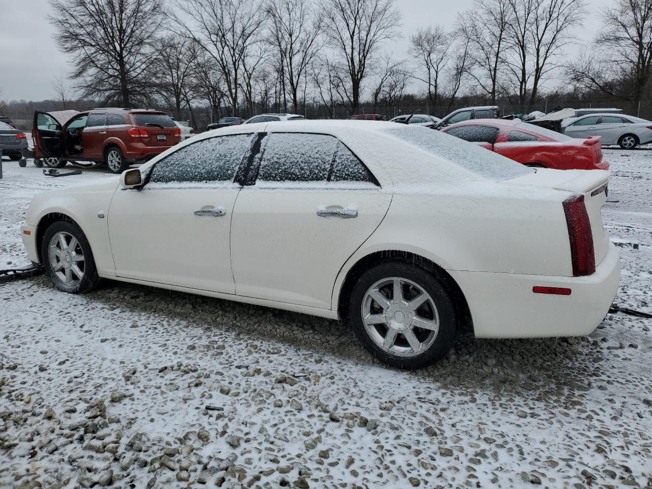 2005 Cadillac STS VIN 1G6DW677050160850 Copart auction photo, front end / minor dent/scratches damage thumbnail 2