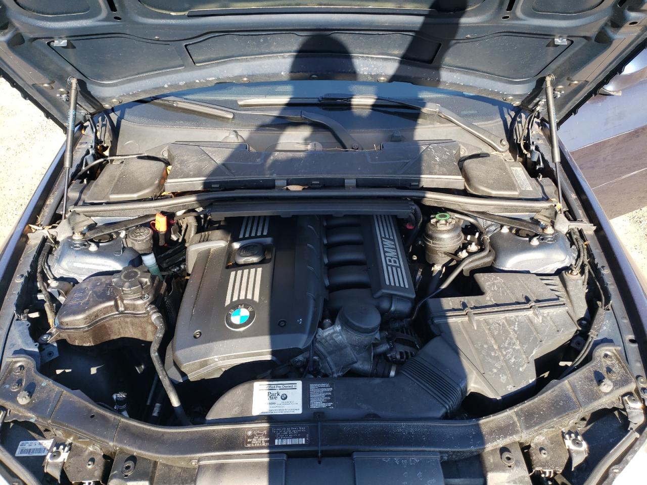 2011 BMW 3er VIN WBAPK7C53BA972260 Copart auction photo, front end / minor dent/scratches damage thumbnail 11