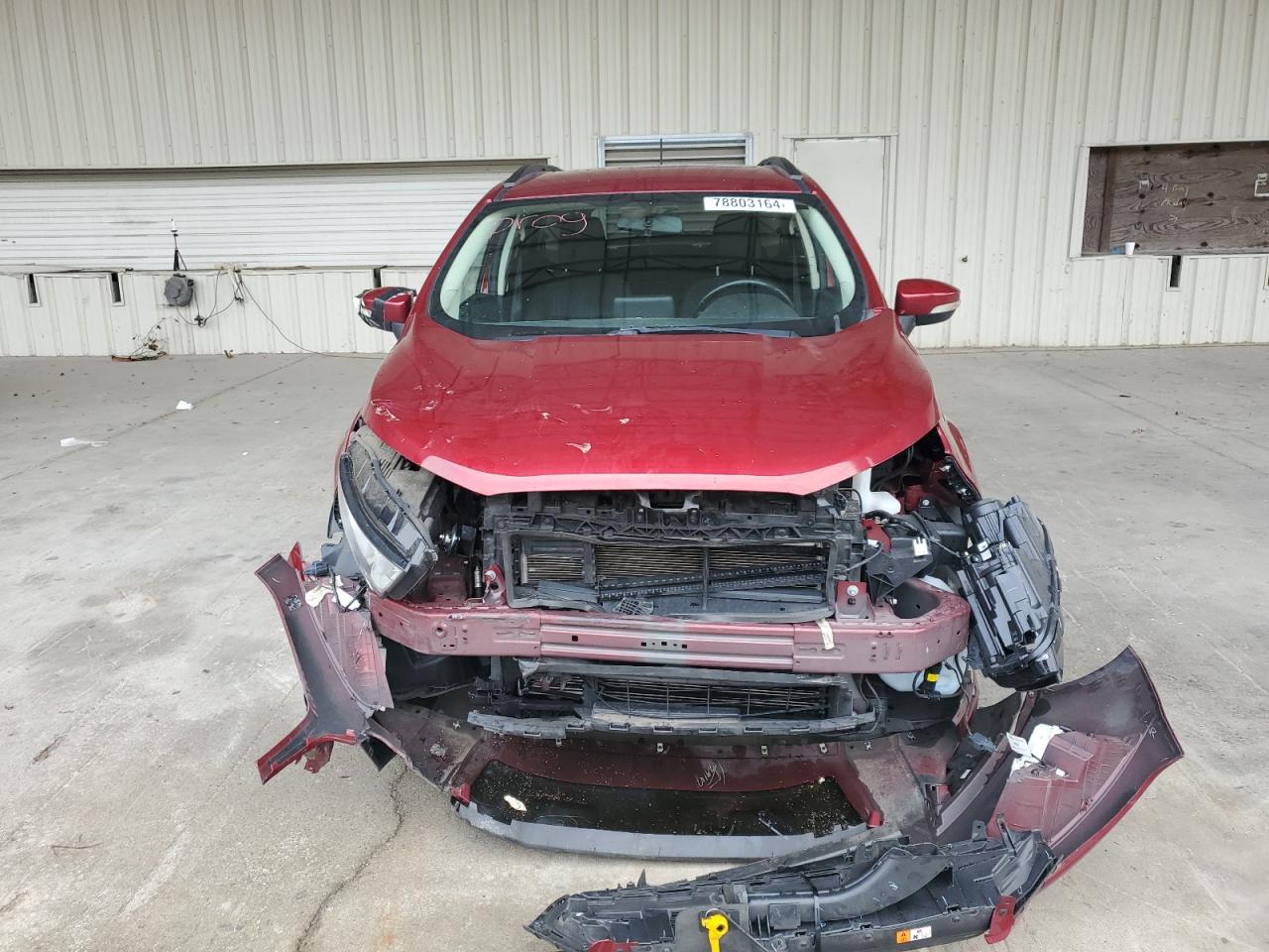 2020 Ford EcoSport VIN MAJ6S3GL7LC393459 Copart auction photo, front end damage thumbnail 5