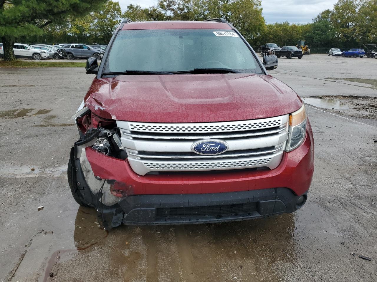 2013 Ford Explorer VIN 1FM5K7D90DGA44638 Copart auction photo, front end damage thumbnail 5