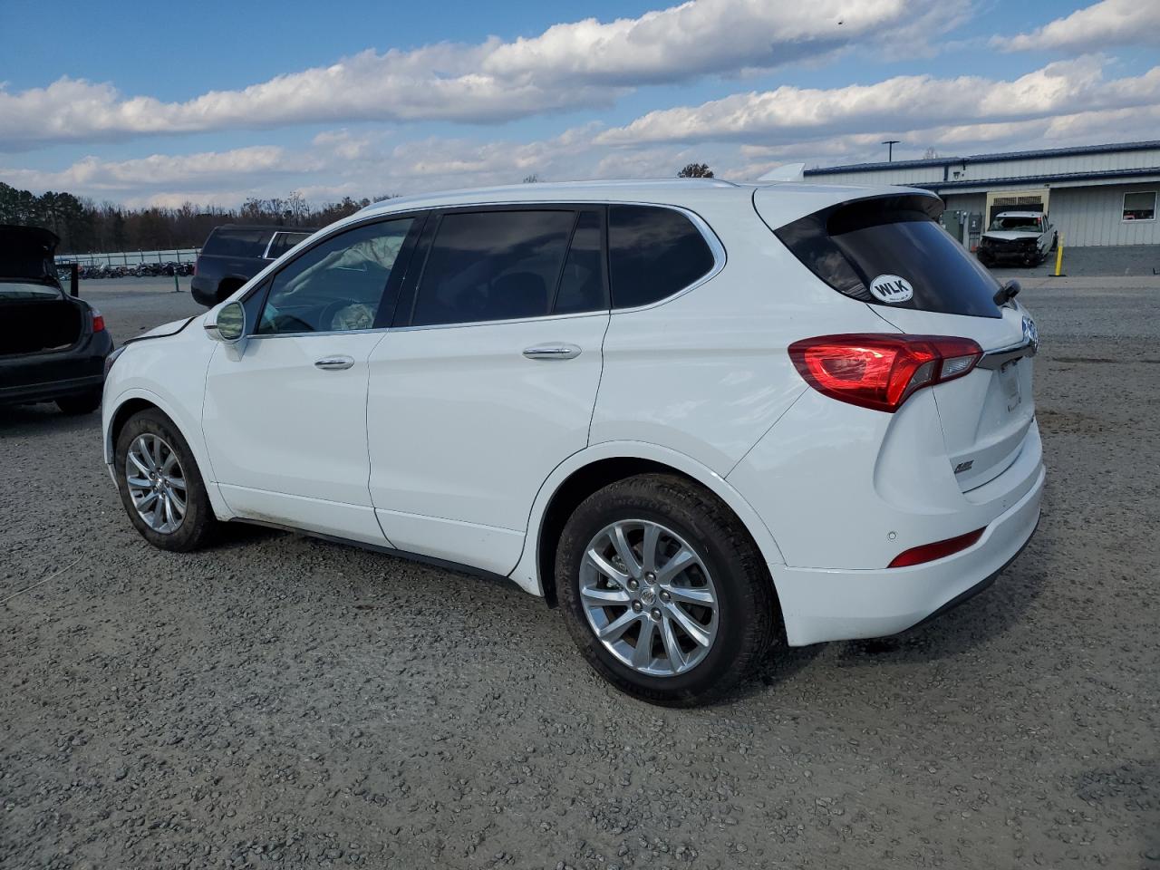 2020 Buick Envision VIN LRBFXCSA4LD167065 Copart auction photo, front end / side damage thumbnail 2