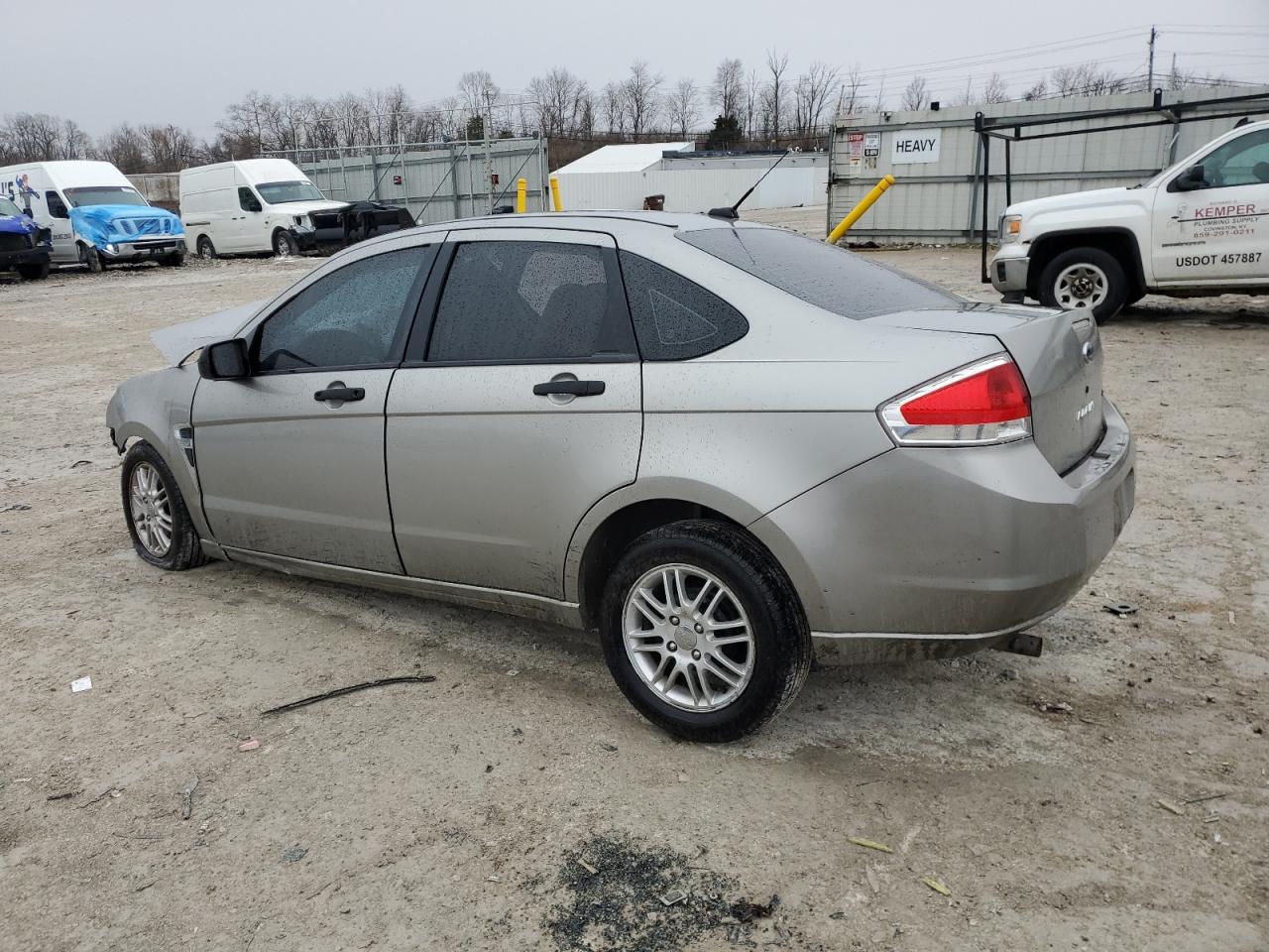 2008 Ford Focus VIN 1FAHP35N18W221500 Copart auction photo, all over damage thumbnail 2