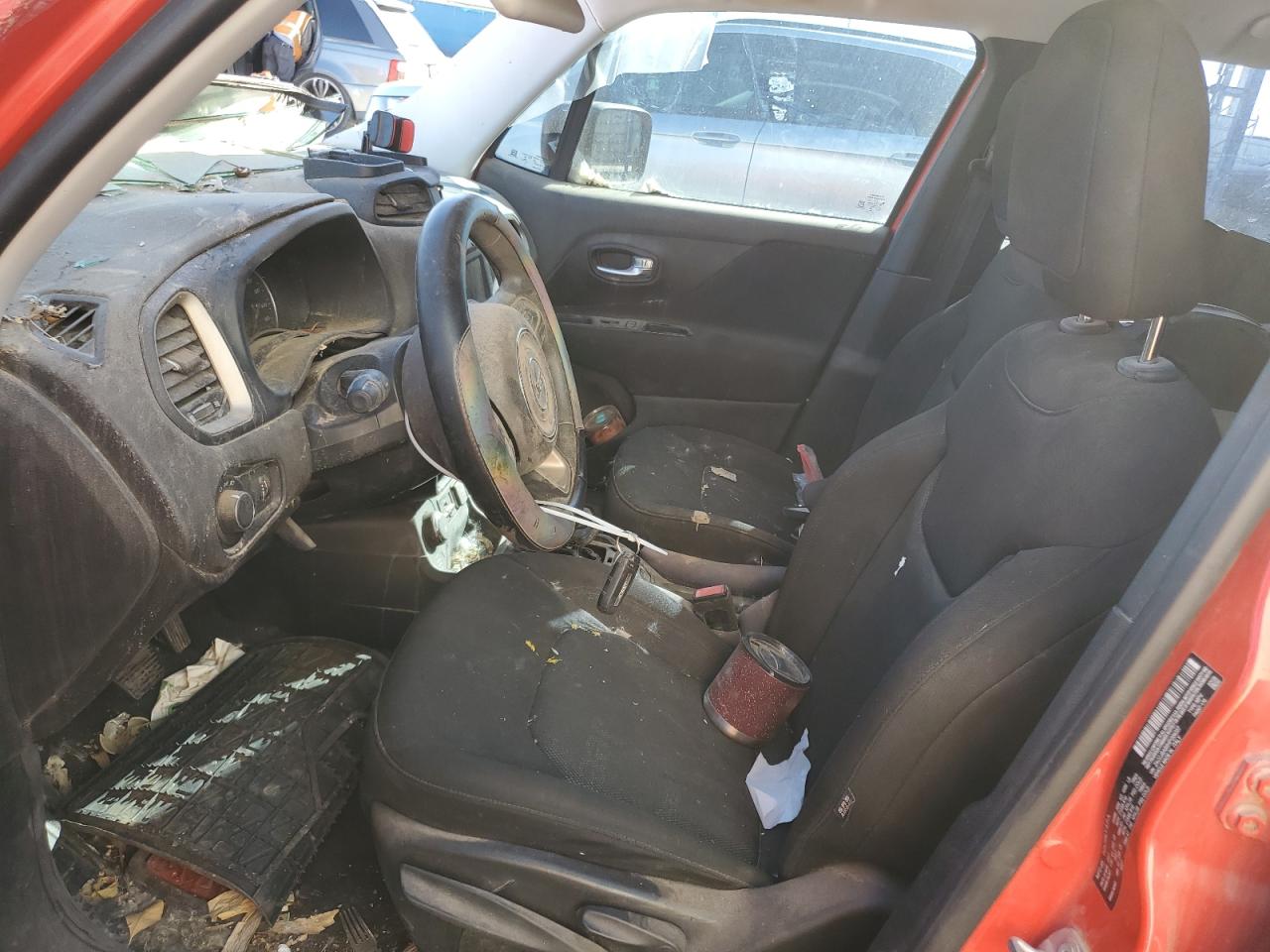 2017 Jeep Renegade VIN ZACCJBAB8HPG04357 Copart auction photo, front end / mechanical damage thumbnail 7