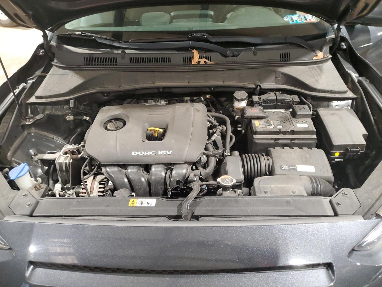 2019 Hyundai Kona VIN KM8K6CAA1KU321438 Copart auction photo, rear end damage thumbnail 12