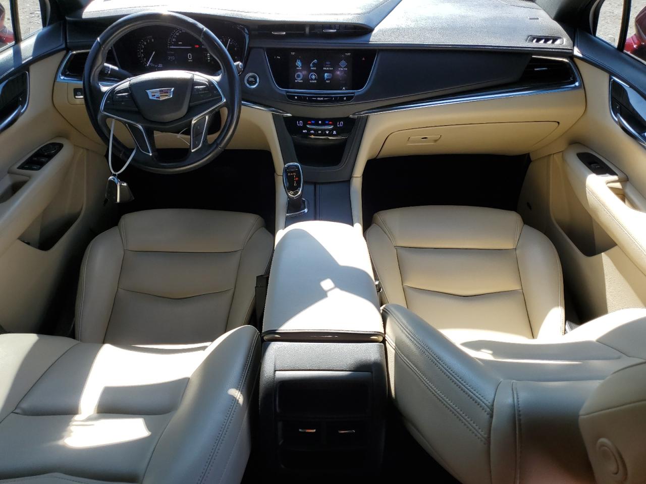 2017 Cadillac XT5 VIN 1GYKNARSXHZ235883 Copart auction photo, hail / missing/altered vin damage thumbnail 8