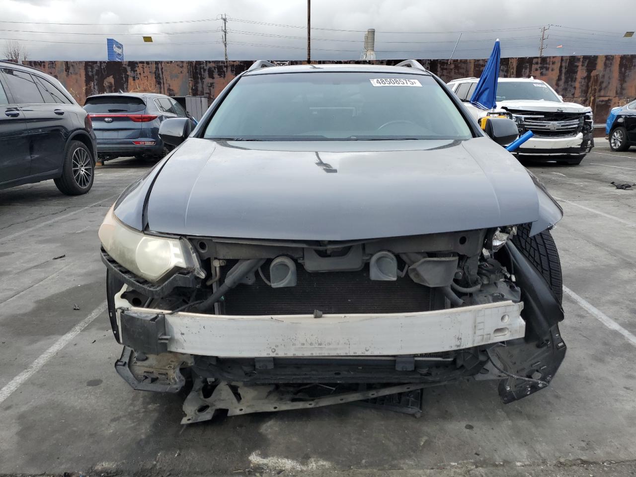 2011 Acura TSX VIN JH4CW2H52BC001027 Copart auction photo, front end / side damage thumbnail 5