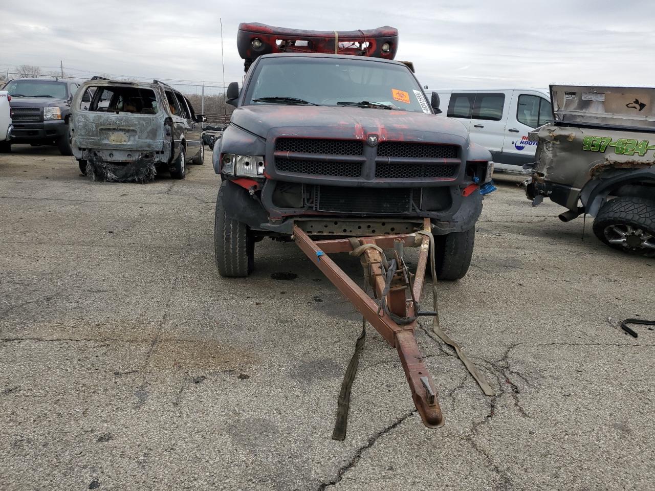 1999 Dodge RAM VIN 3B7HF13Y7XG220802 Copart auction photo, all over damage thumbnail 5