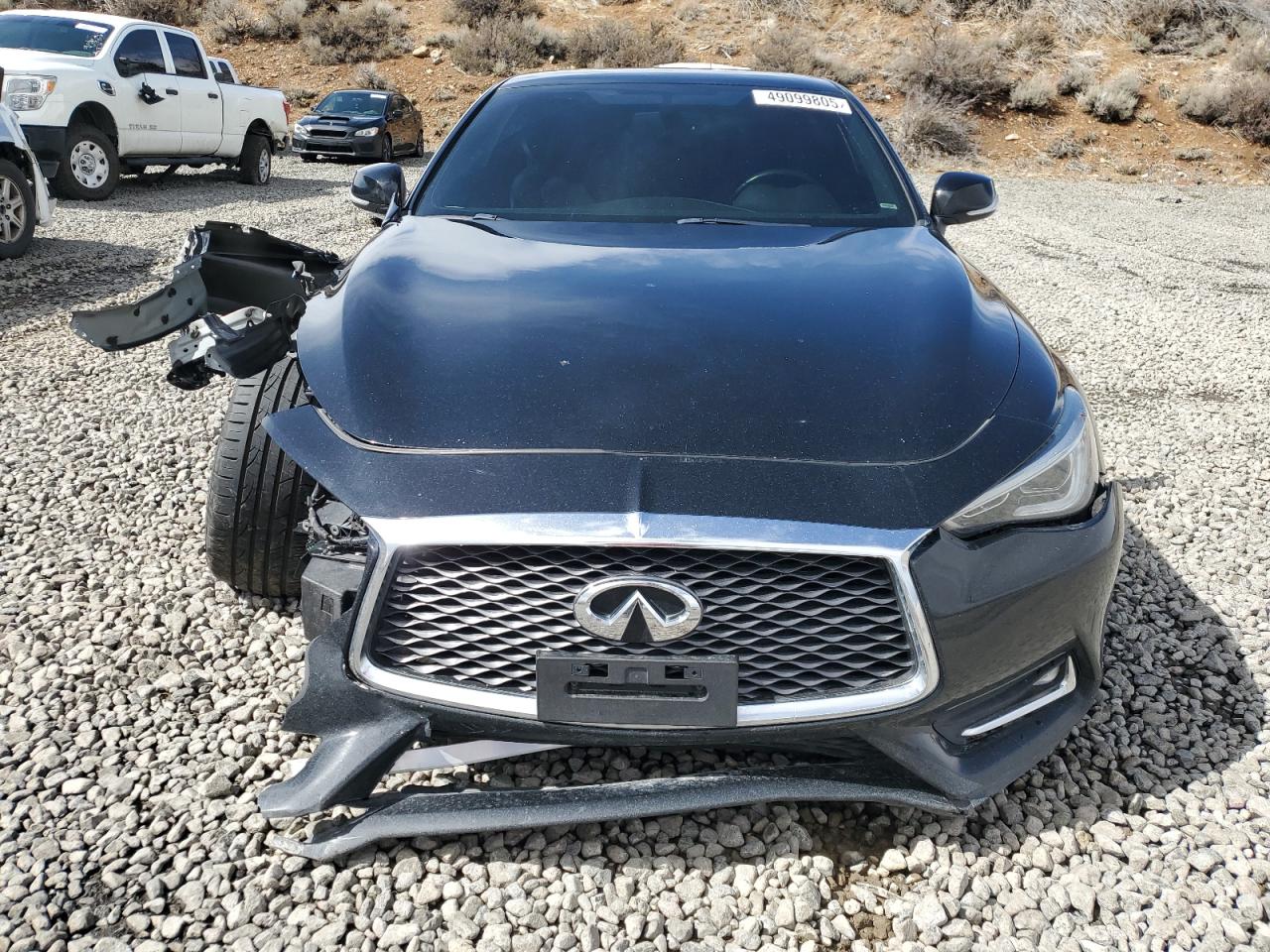 2017 Infiniti Q60 VIN JN1EV7ELXHM551952 Copart auction photo, front end damage thumbnail 5