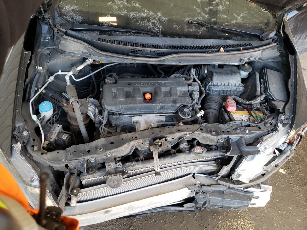 2012 Honda Civic VIN 2HGFG3B81CH559147 Copart auction photo, front end damage thumbnail 11