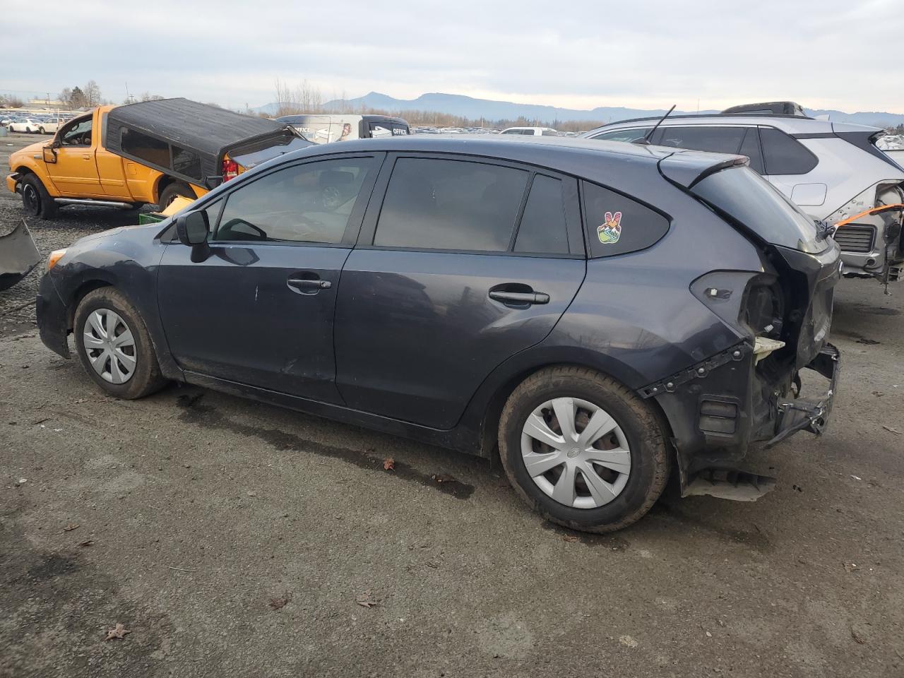2013 Subaru Impreza VIN JF1GPAA69D2888489 Copart auction photo, rear end / side damage thumbnail 2