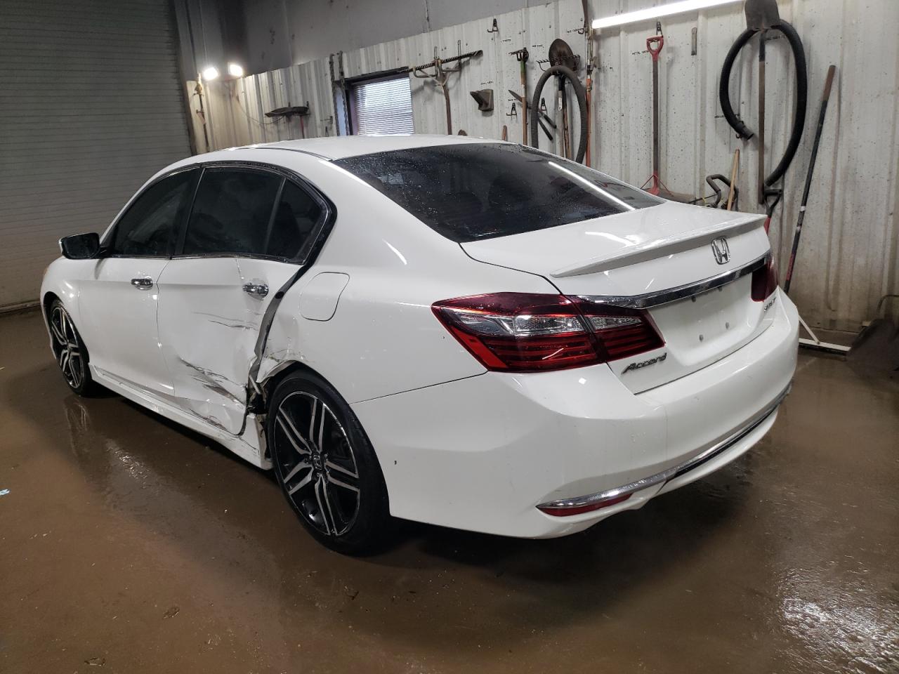 2016 Honda Accord VIN 1HGCR2F57GA222428 Copart auction photo, side damage thumbnail 2