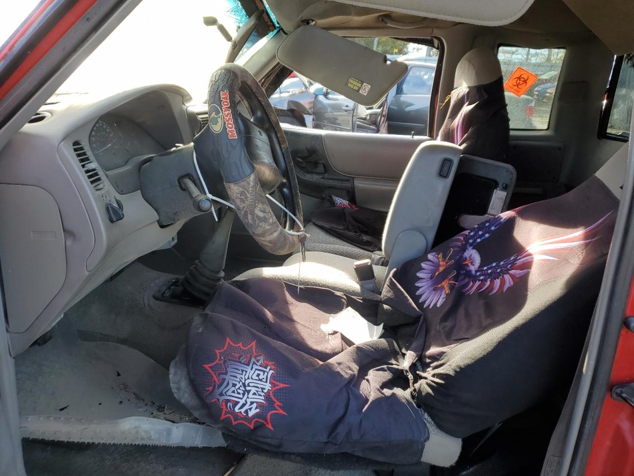 1998 Ford Ranger VIN 1FTYR14CXWPA96268 Copart auction photo, all over damage thumbnail 7