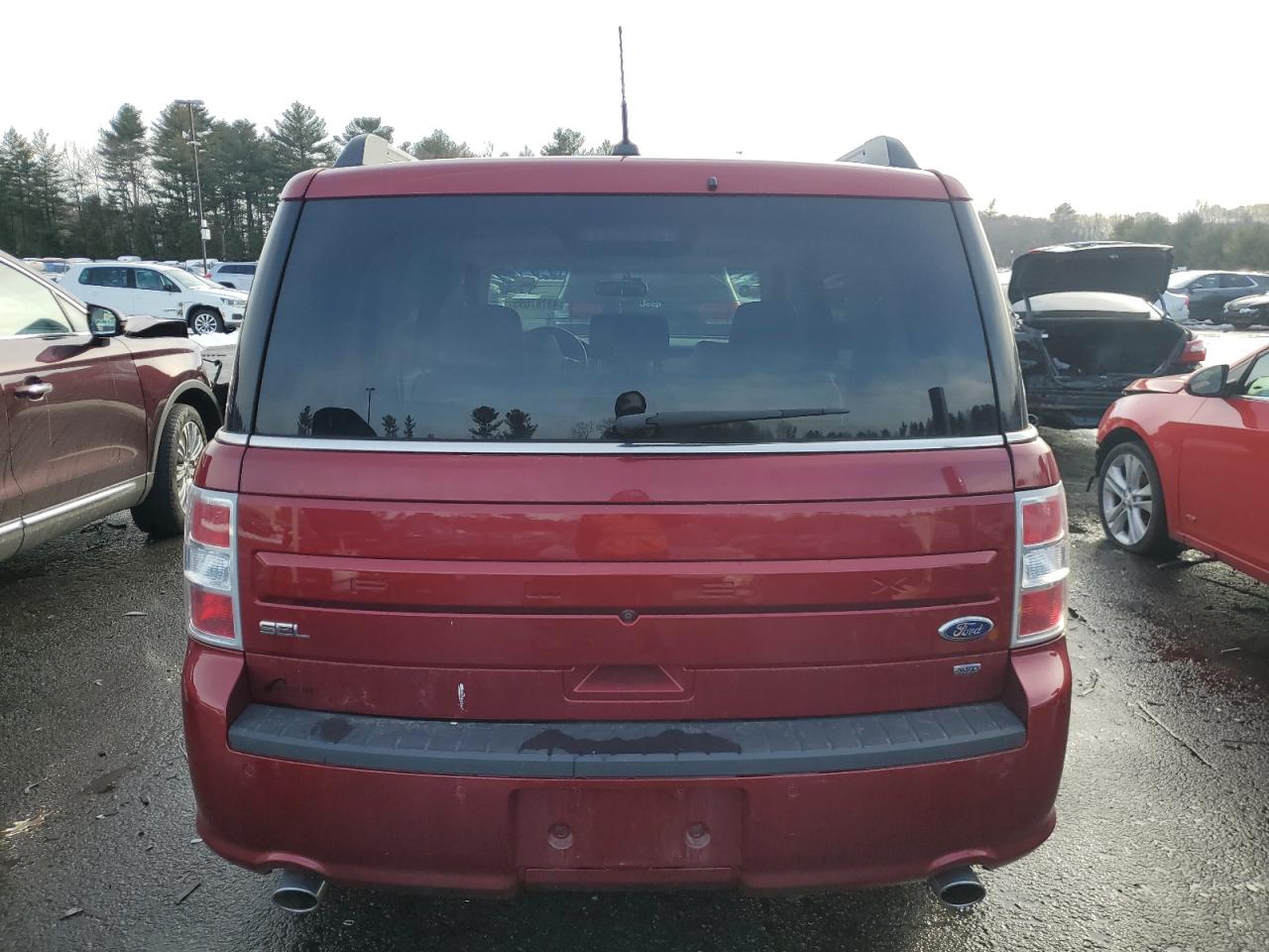 2016 Ford Flex VIN 2FMHK6C86GBA11798 Copart auction photo, side / minor dent/scratches damage thumbnail 6