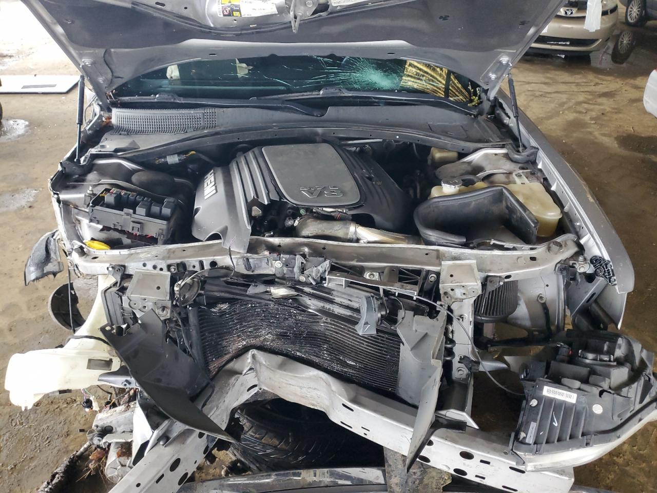 2014 Chrysler 300 VIN 2C3CCAET6EH118283 Copart auction photo, all over / undercarriage damage thumbnail 11