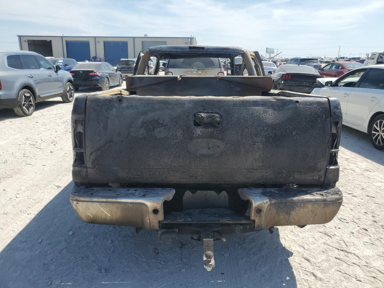2012 Ford F250 VIN 1FT7X2A65CED15568 Copart auction photo, burn - engine / burn damage thumbnail 6