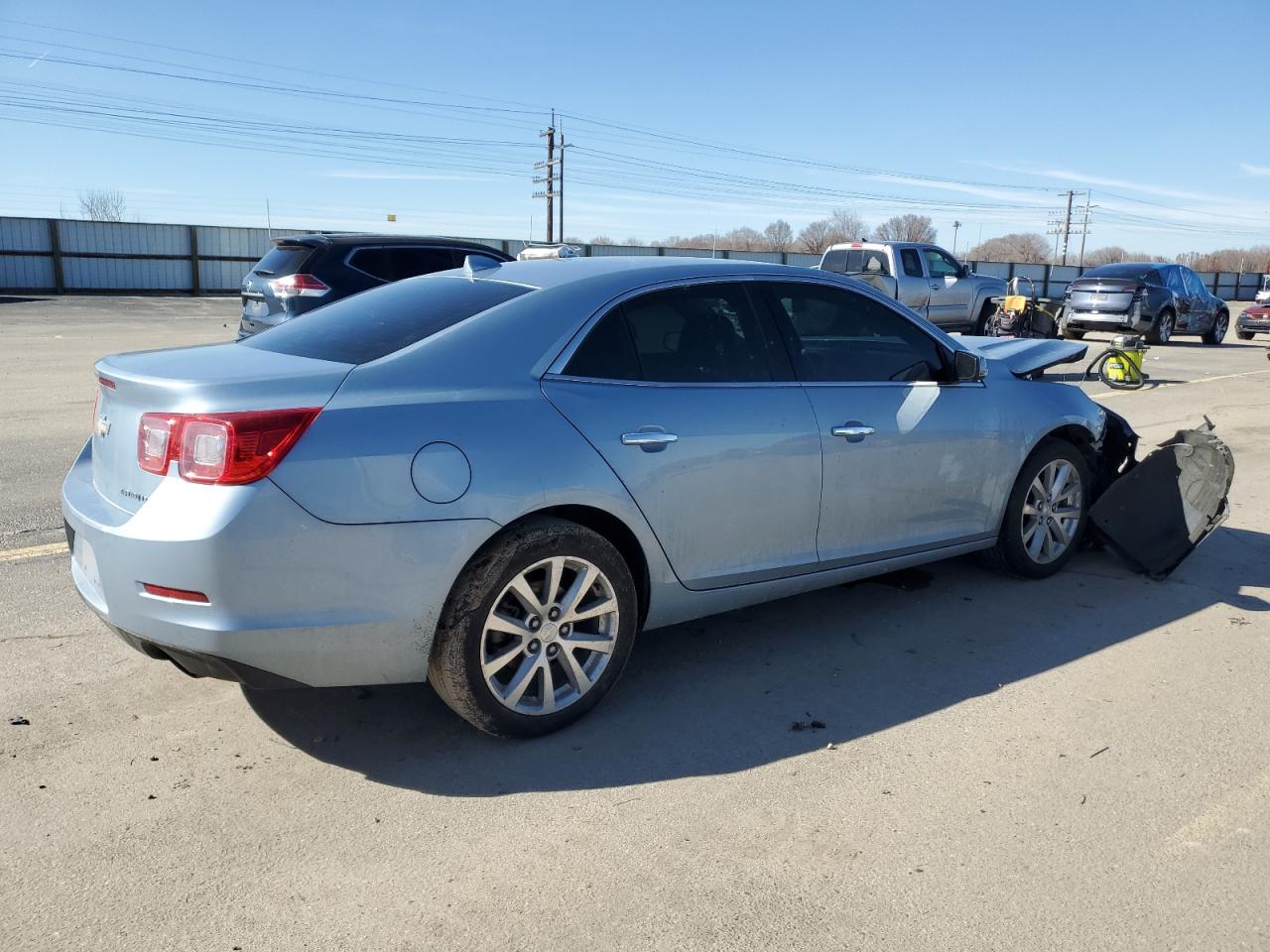2013 Chevrolet Malibu VIN 1G11H5SA7DU123415 Copart auction photo, front end damage thumbnail 3