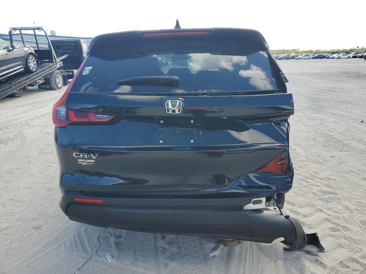2023 Honda CR-V VIN 5J6RS4H73PL004928 Copart auction photo, rear end / side damage thumbnail 6