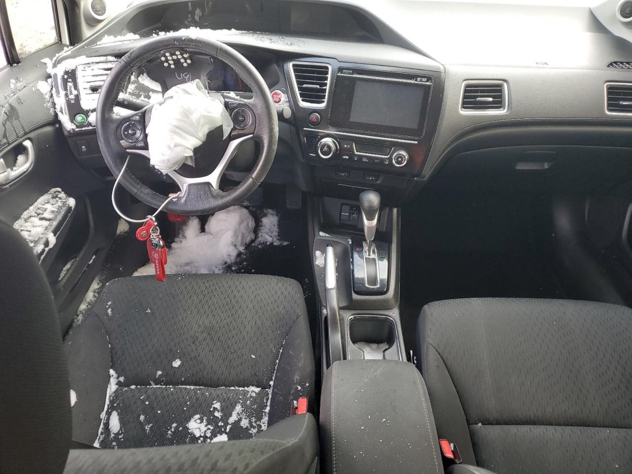 2015 Honda Civic VIN 2HGFB2F56FH019533 Copart auction photo, front end damage thumbnail 8