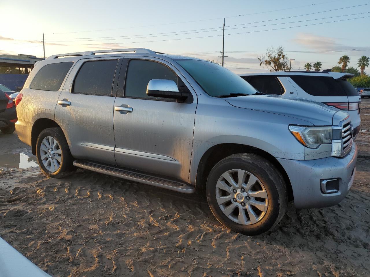 2018 Toyota Sequoia VIN 5TDYY5G14JS070056 Copart auction photo, water/flood damage thumbnail 4