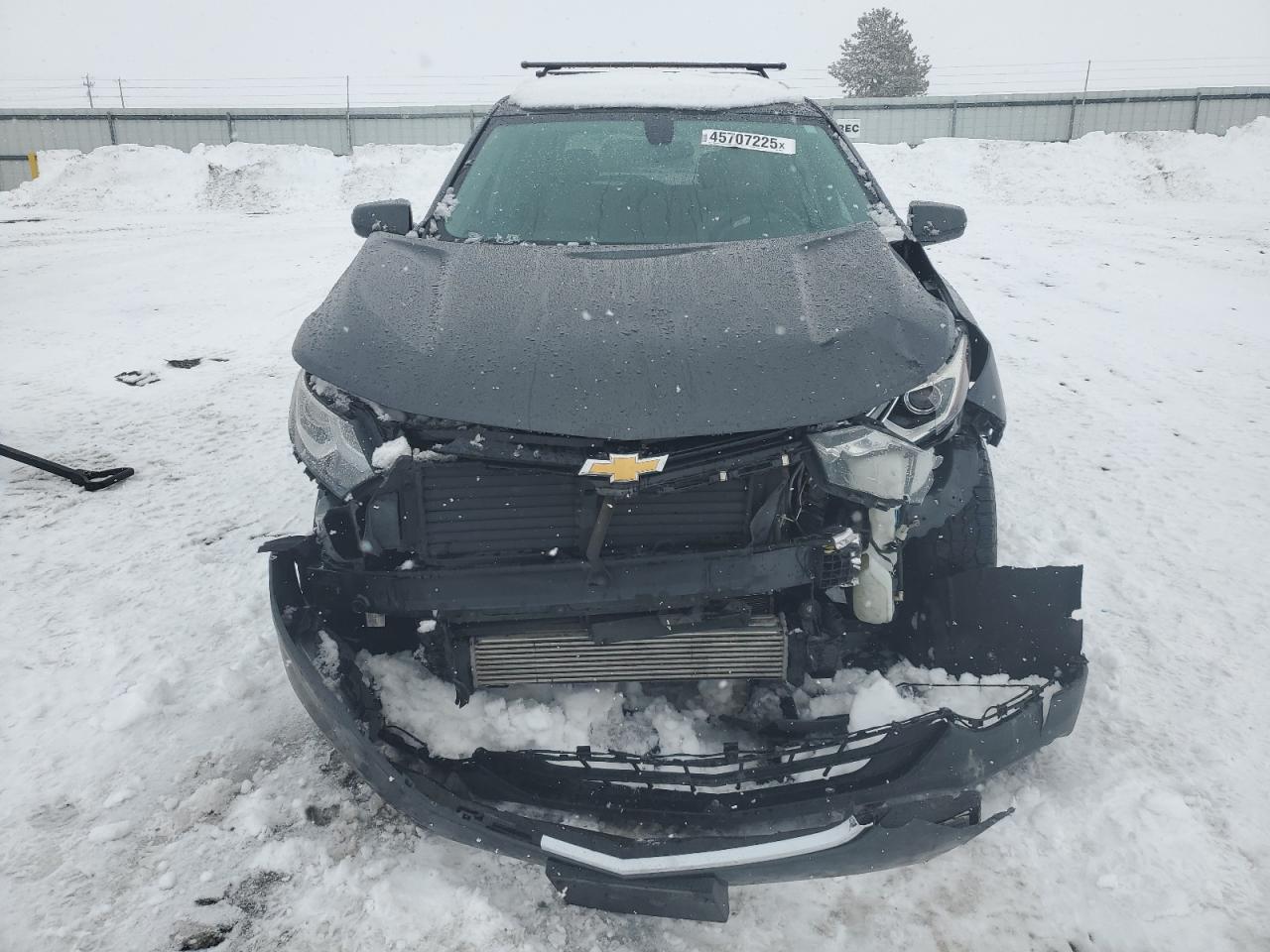 2019 Chevrolet Equinox VIN 2GNAXVEX9K6213162 Copart auction photo, front end / side damage thumbnail 5