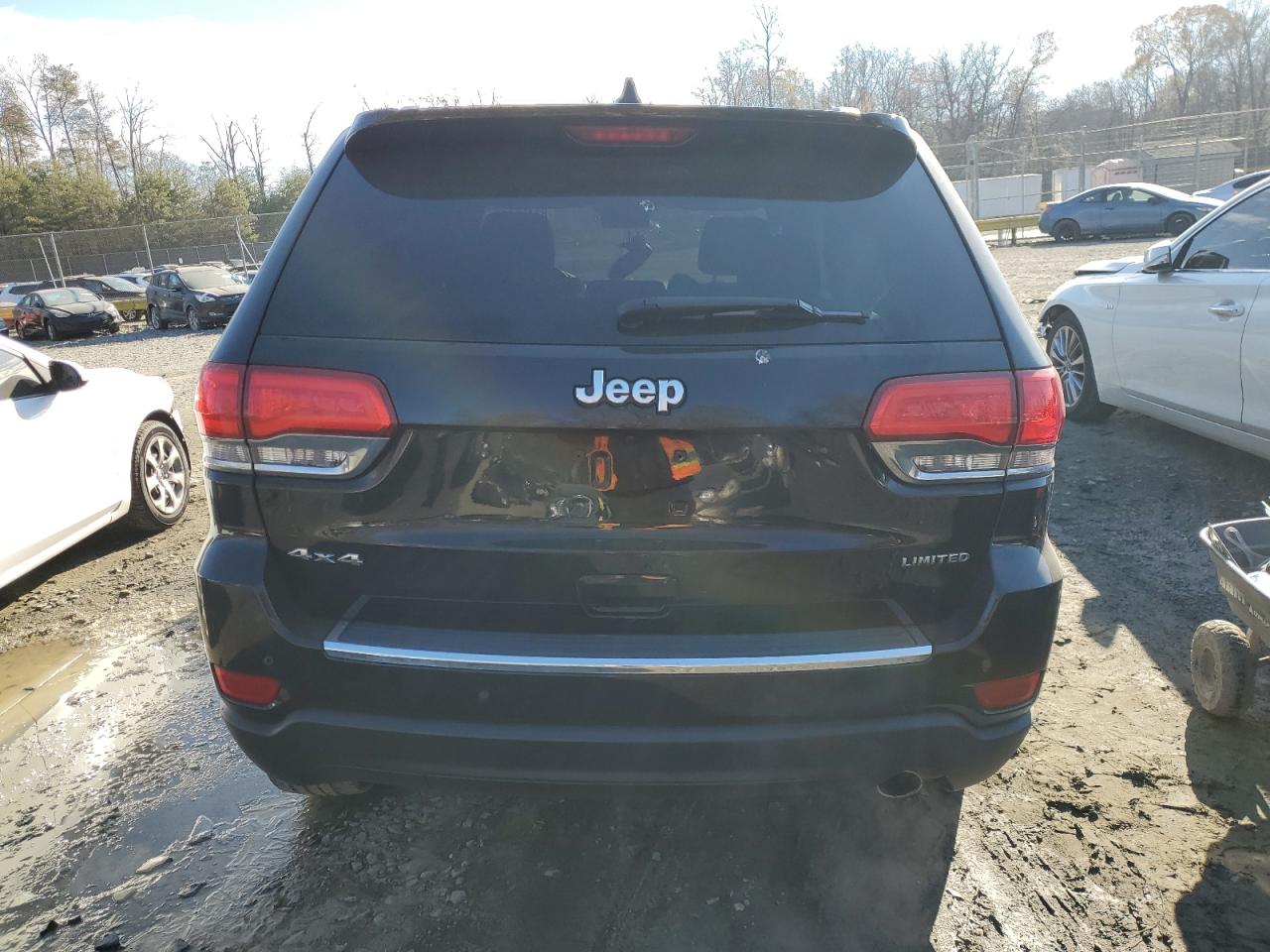 2017 Jeep Grand Cherokee VIN 1C4RJFBG8HC776016 Copart auction photo, side / undercarriage damage thumbnail 6