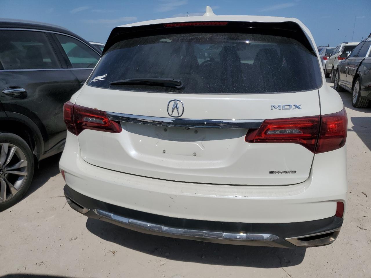 2018 Acura MDX VIN 5J8YD4H56JL000312 Copart auction photo, water/flood damage thumbnail 6