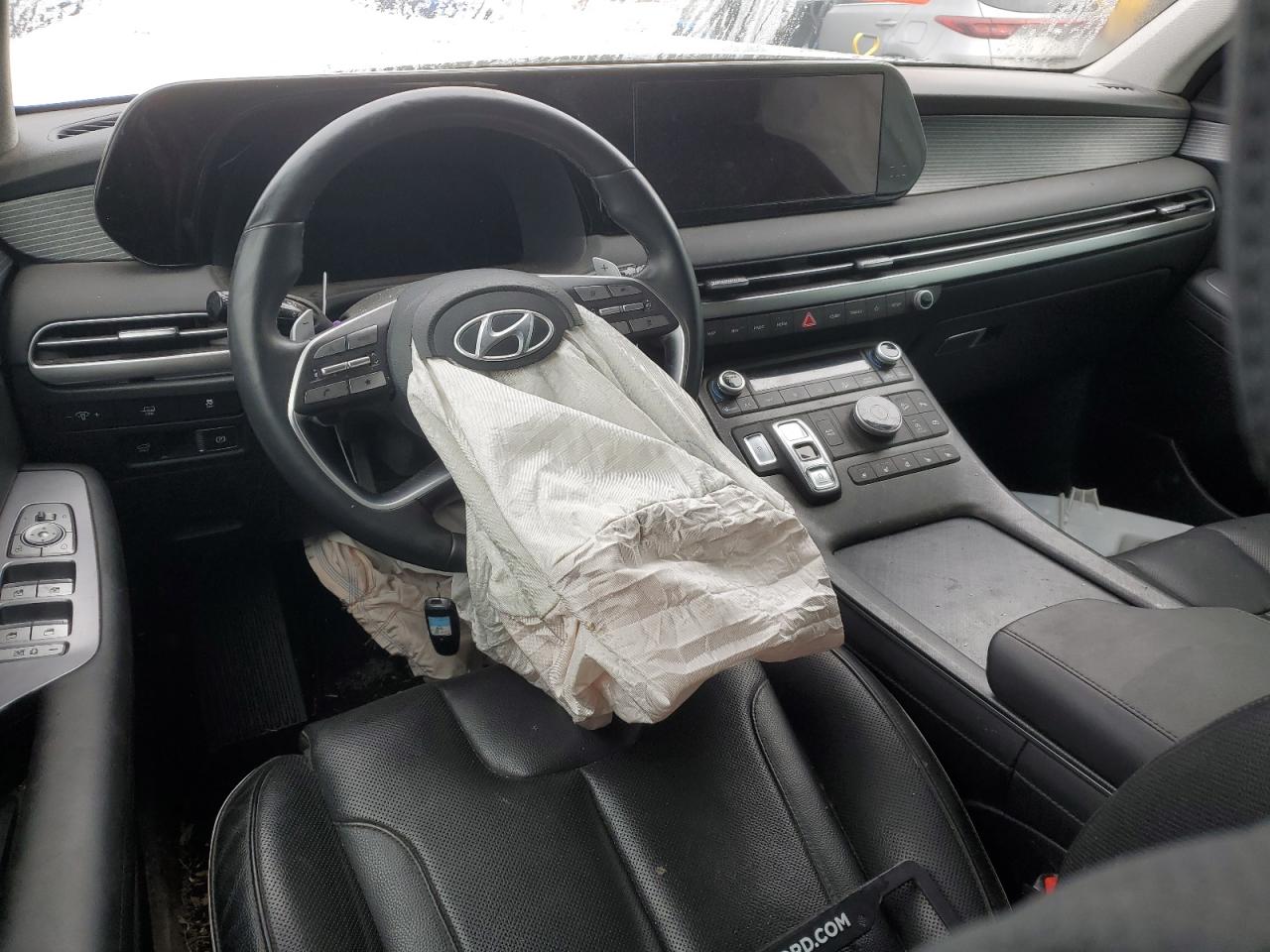 2024 Hyundai Palisade VIN KM8R5DGE0RU668089 Copart auction photo, front end / side damage thumbnail 8