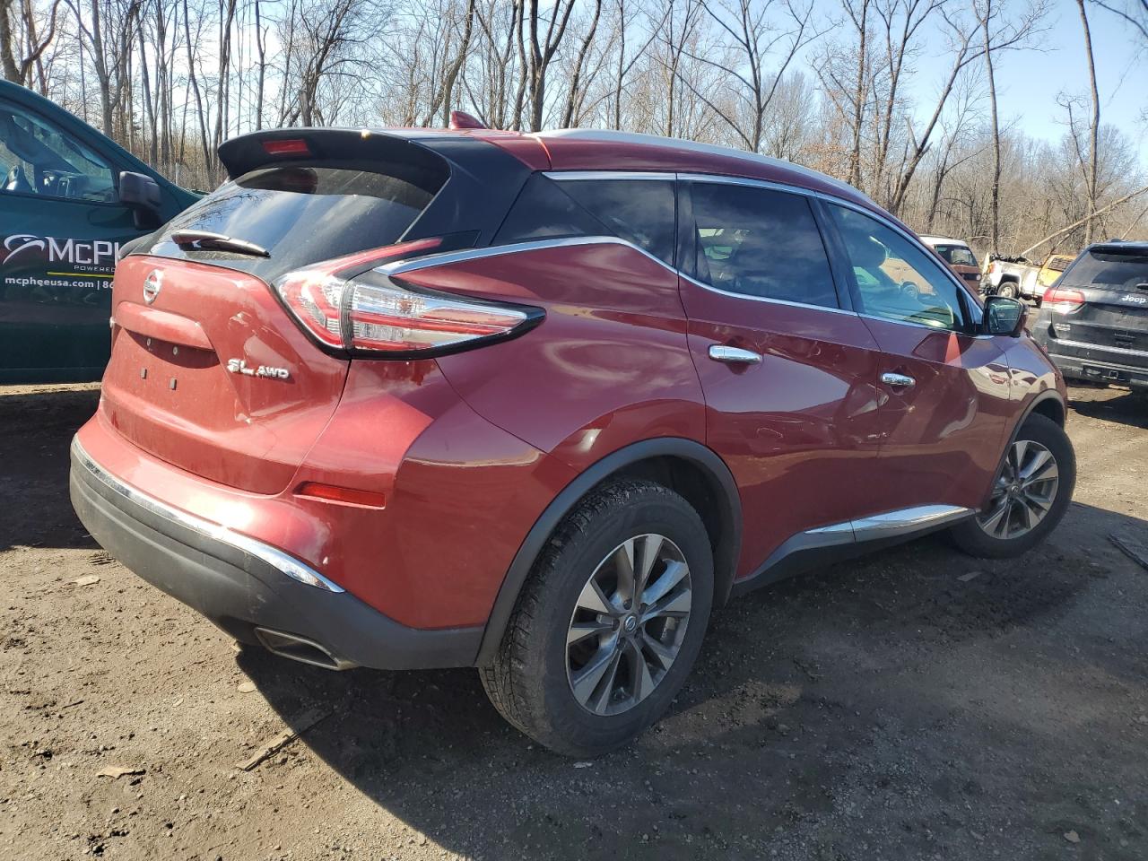 2018 Nissan Murano VIN 5N1AZ2MH5JN130488 Copart auction photo, side damage thumbnail 3