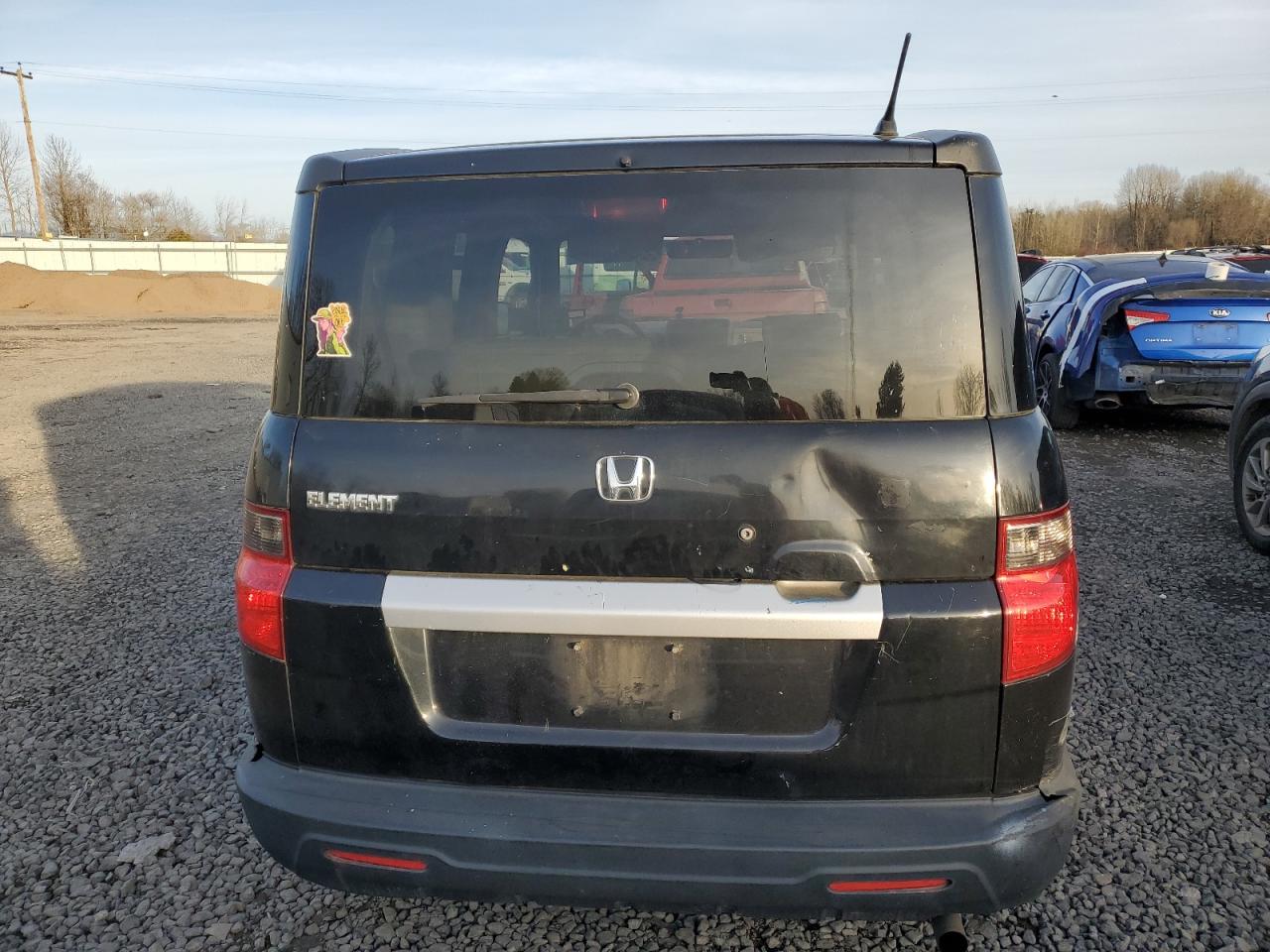 2009 Honda Element VIN 5J6YH18309L001719 Copart auction photo, rear end / top/roof damage thumbnail 6