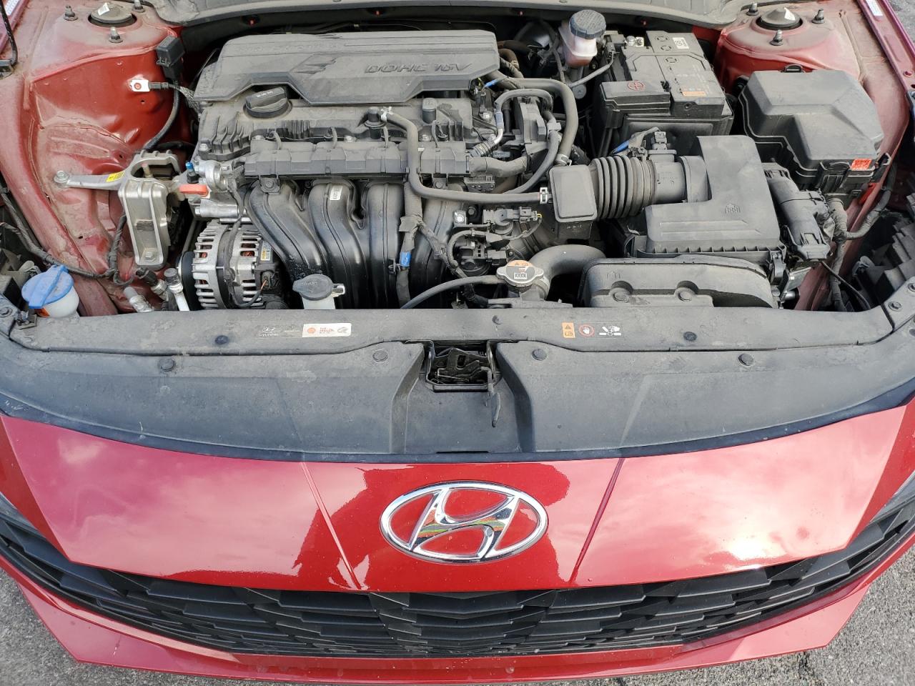 2023 Hyundai Elantra VIN KMHLM4AG9PU396321 Copart auction photo, side damage thumbnail 13